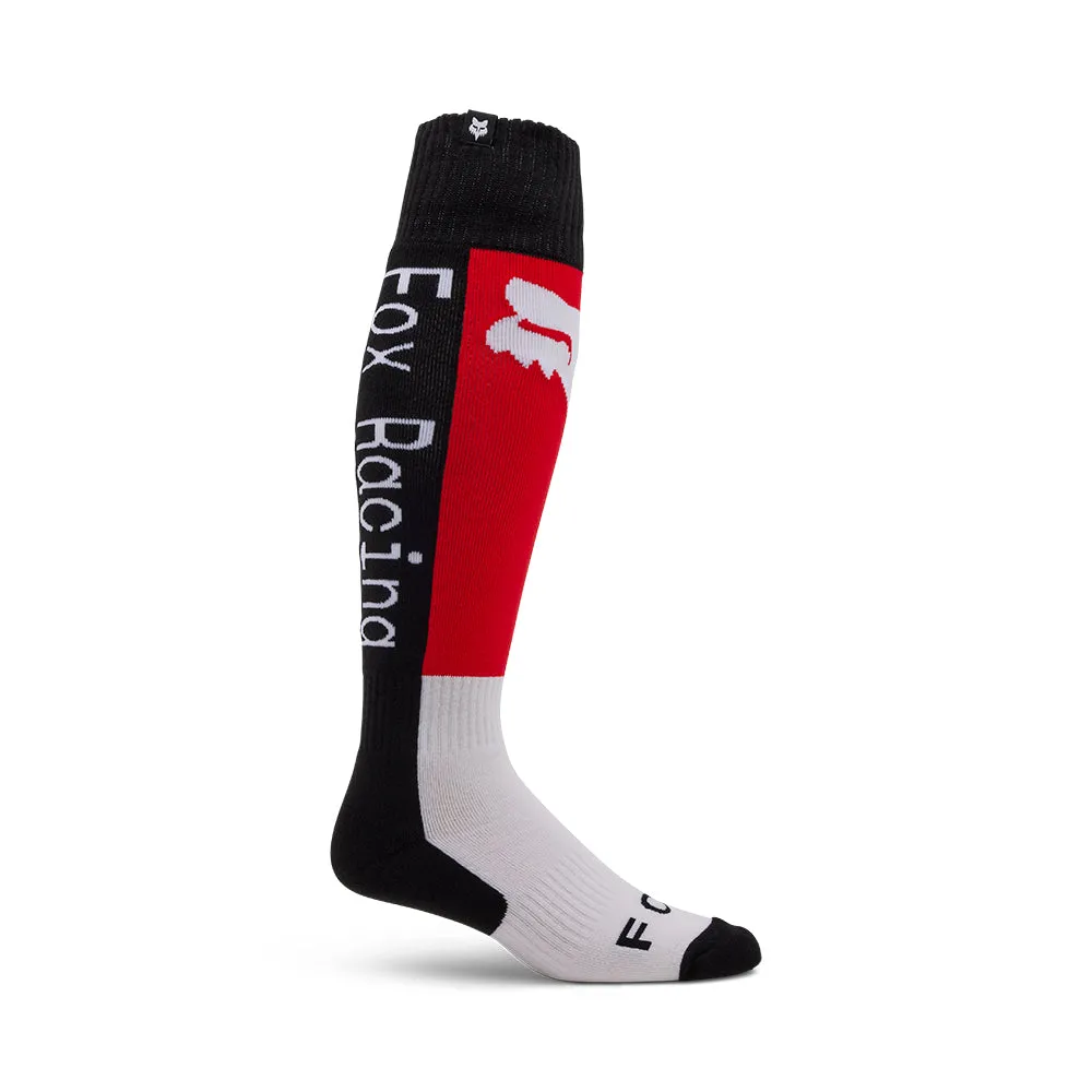 FOX YOUTH 180 LEAN SOCKS [FLO RED]