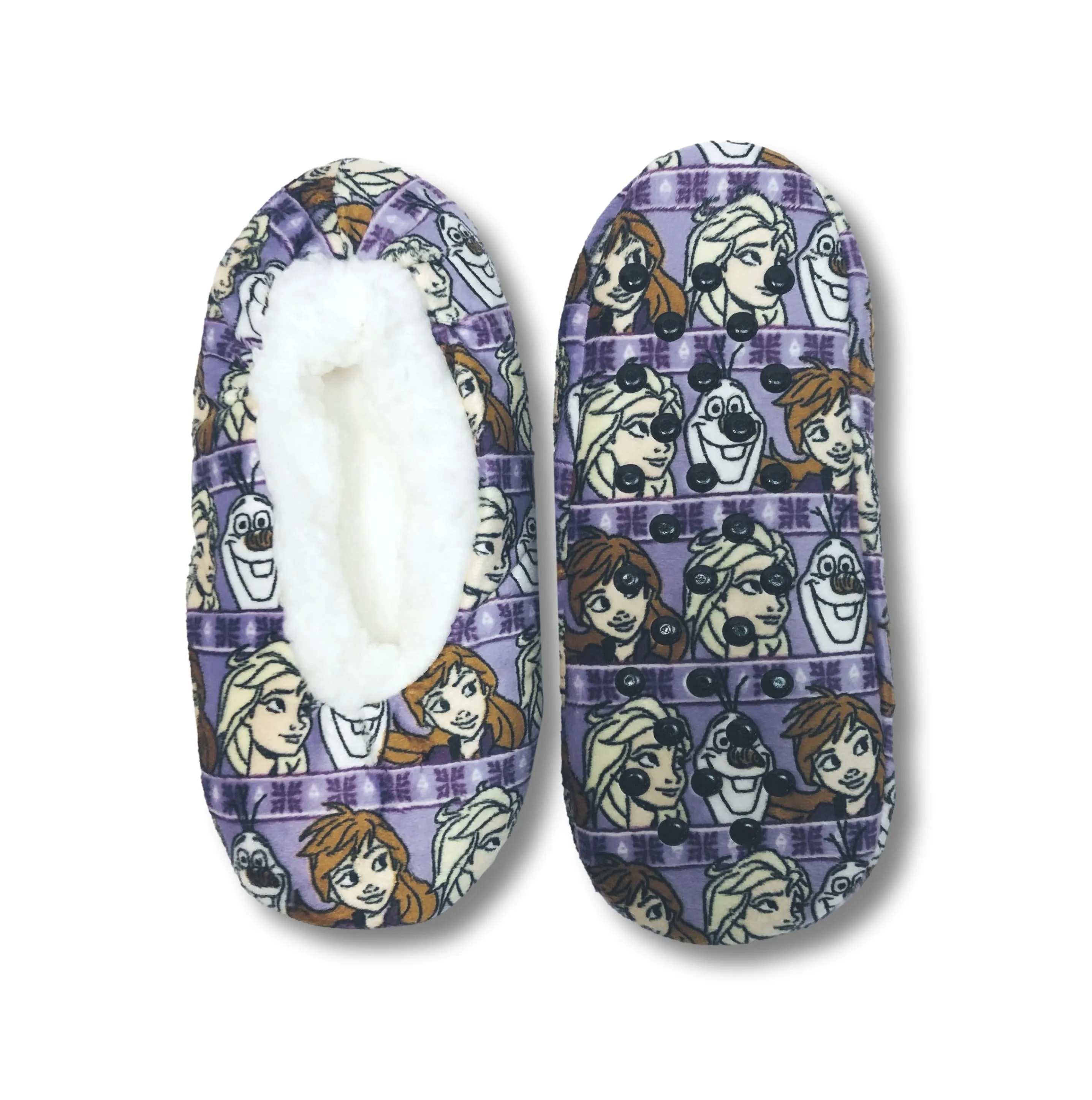Frozen Girls Slippers Elsa Anna Fuzzy Slipper Socks for Kids