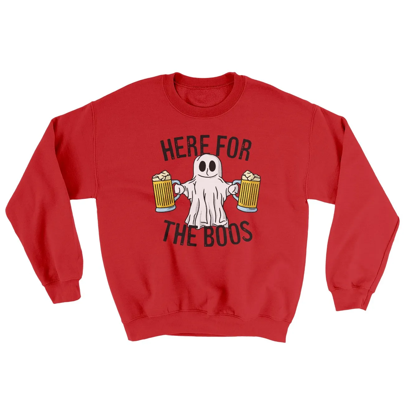 Here For The Boos Ugly Sweater