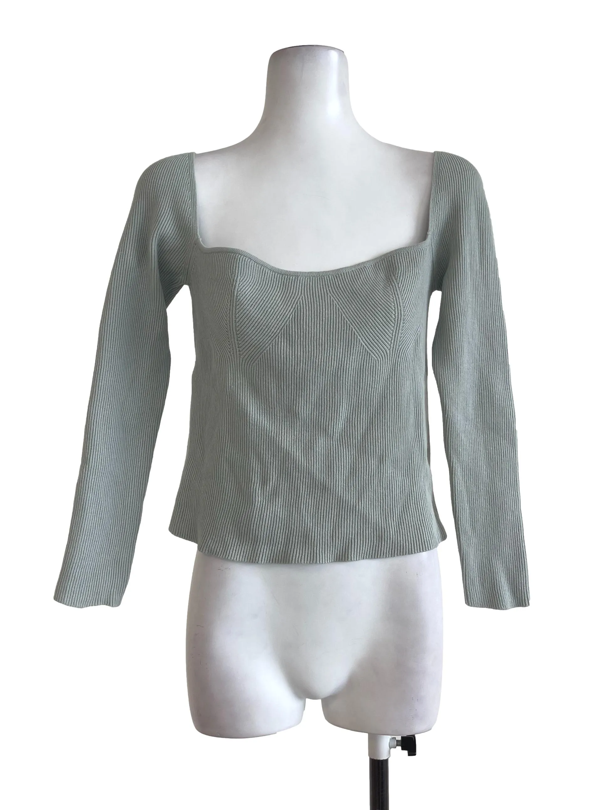 Pastel Green Fitted Top LB