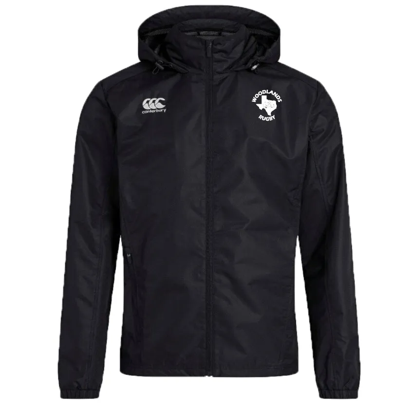 Woodlands Rugby Club Vaposhield Full Zip Rain Jacket by Canterbury